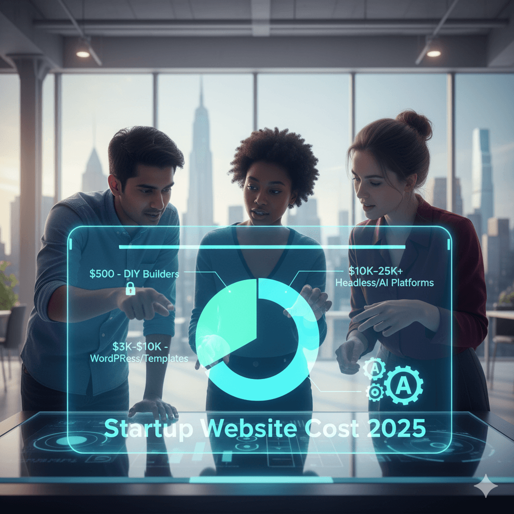 Startup Website Cost Breakdown 2025